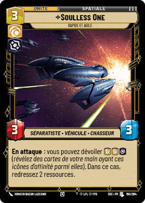 Soulless One - carte Star Wars Unlimited