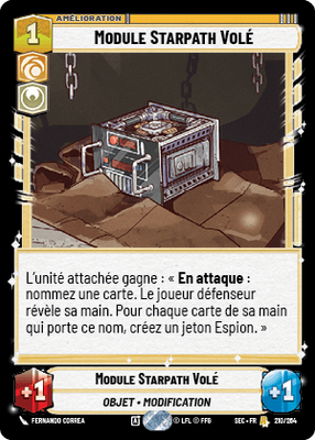 Module Starpath Volé - carte Star Wars Unlimited