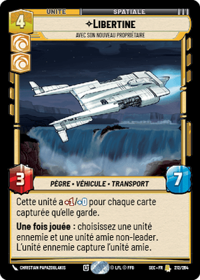 Libertine - carte Star Wars Unlimited