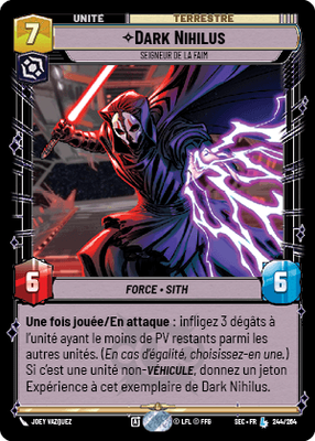 Dark Nihilus - carte Star Wars Unlimited
