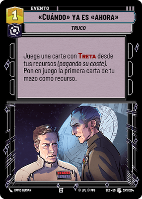 «Cuándo» ya es «ahora»