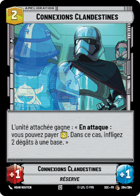 Connexions Clandestines - carte Star Wars Unlimited
