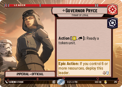 Governor Pryce SEC 275