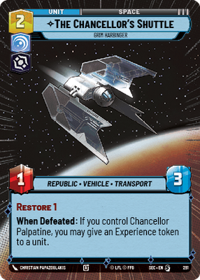 The Chancellor's Shuttle SEC 291