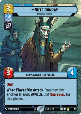 Nute Gunray SEC 295