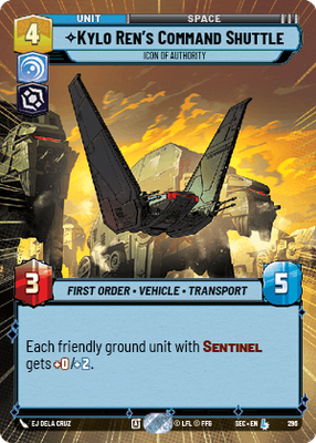 Kylo Ren's Command Shuttle SEC 296