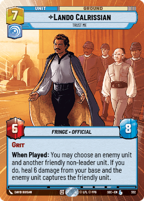 Lando Calrissian SEC 332