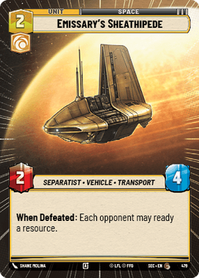 Emissary's Sheathipede SEC 479