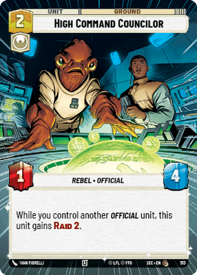 High Command Councilor SEC 513