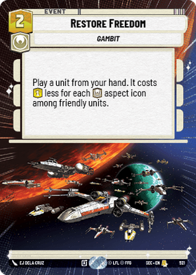 Restore Freedom SEC 521