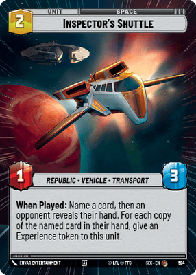 Inspector's Shuttle SEC 524