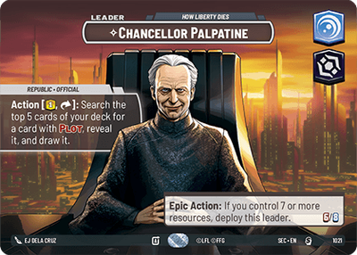 Chancellor Palpatine SEC 1021