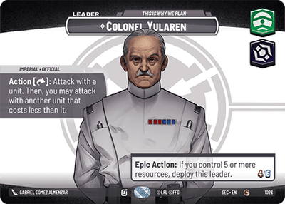 Colonel Yularen SEC 1026