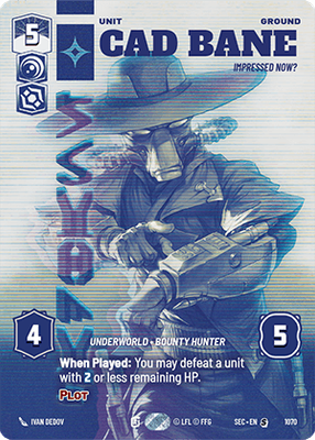 Cad Bane SEC 1070