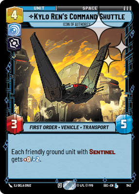 Kylo Ren's Command Shuttle SEC 542