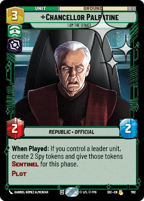 Chancellor Palpatine SEC 592