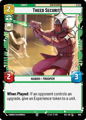 Theed Security SEC 605