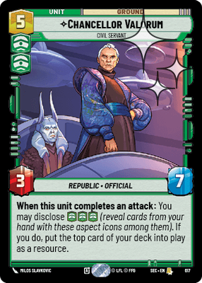 Chancellor Valorum SEC 617