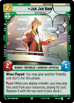 Jar Jar Binks SEC 621