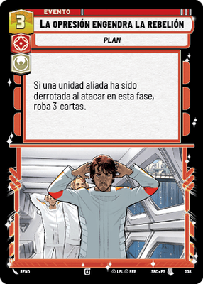 La opresión engendra la rebelión