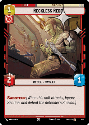 Reckless Rebel SEC 670