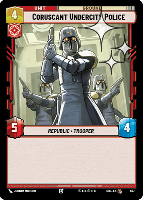 Coruscant Undercity Police SEC 677