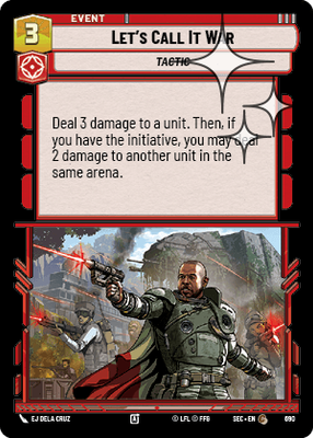 Let's Call It War SEC 690