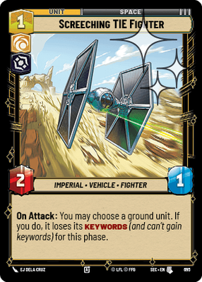 Screeching TIE Fighter SEC 695