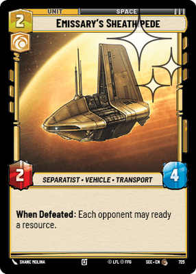 Emissary's Sheathipede SEC 725