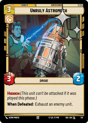 Unruly Astromech SEC 731