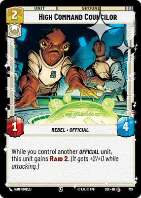 High Command Councilor SEC 759