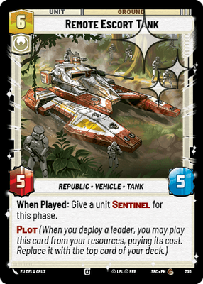 Remote Escort Tank SEC 765