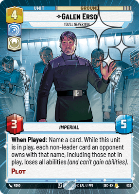 Galen Erso SEC 802