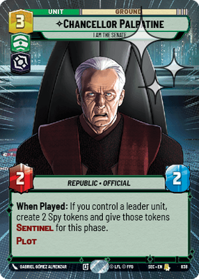 Chancellor Palpatine SEC 838