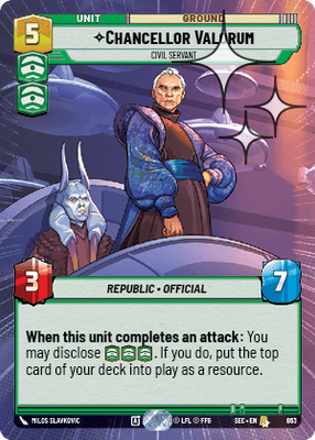 Chancellor Valorum SEC 863