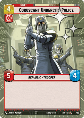 Coruscant Undercity Police SEC 923