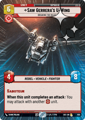 Saw Gerrera's U-Wing SEC 930