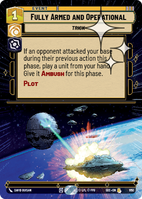 Fully Armed and Operational SEC 950