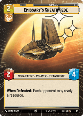 Emissary's Sheathipede SEC 971
