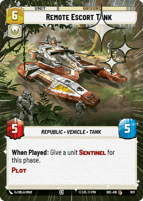 Remote Escort Tank SEC 1011
