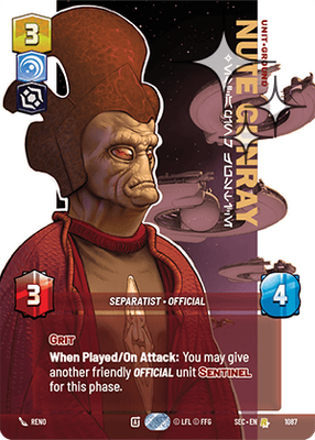 Nute Gunray SEC 1087