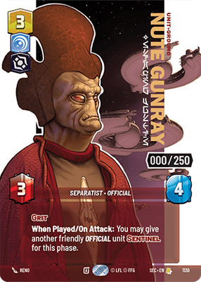 Nute Gunray SEC 1130
