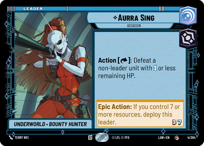 Aurra Sing, Assassin