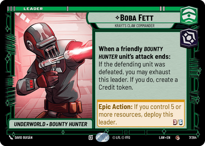 Boba Fett, Krayt's Claw Commander