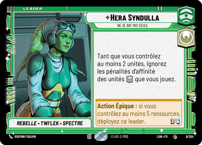 Hera Syndulla - carte Star Wars Unlimited