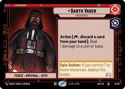 Darth Vader, Unstoppable