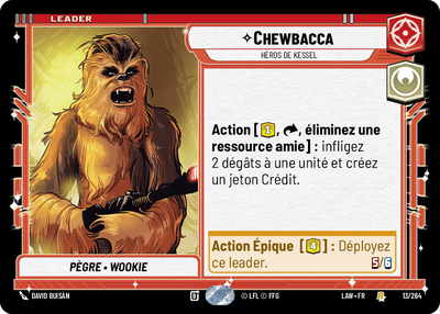 Chewbacca - carte Star Wars Unlimited