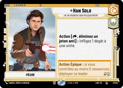 Han Solo - carte Star Wars Unlimited