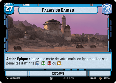 Palais du Daimyo - carte Star Wars Unlimited