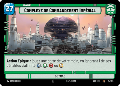 Complexe de Commandement Impérial - carte Star Wars Unlimited
